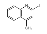 Quinoline,2-iodo-4-methyl- structure