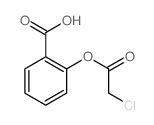 2-(2-chloroacetyl)oxybenzoic acid Structure