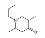 2,5-dimethyl-1-propylpiperidin-4-one结构式