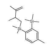 (2,3-dimethylbut-3-en-1-yl)dimethyl(4-methyl-2-(trimethylsilyl)phenyl)silane Structure
