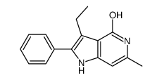 3-ethyl-6-methyl-2-phenyl-1,5-dihydropyrrolo[3,2-c]pyridin-4-one Structure