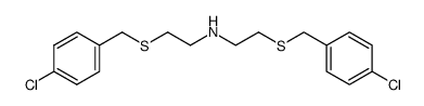 2,2'-bis(4-chlorobenzylthio)diethylamine结构式