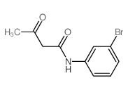 N-(3-bromophenyl)-3-oxo-butanamide结构式