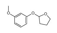 2-(3-methoxyphenoxy)oxolane结构式