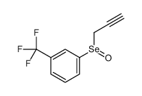 1-prop-2-ynylseleninyl-3-(trifluoromethyl)benzene Structure