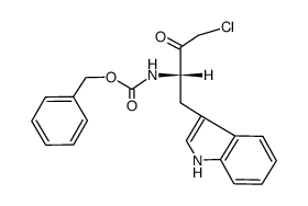 Z-Trp-CH2Cl结构式