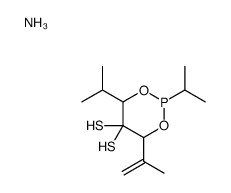 2,4,6-tris(isopropyl)-5-mercapto-1,3,2-dioxaphosphorinane 5-sulphide, ammonium salt结构式