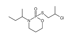 3-sec-Butyl-2-(2-chloro-propylsulfanyl)-[1,3,2]oxazaphosphinane 2-oxide Structure