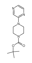 tert-butyl4-(pyrazin-2-yl)piperazine-1-carboxylate Structure