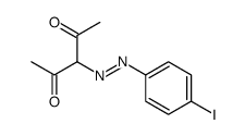 3-[(4-iodophenyl)diazenyl]pentane-2,4-dione结构式