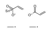 [diethyl(prop-2-enoyloxy)stannyl] prop-2-enoate结构式