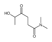 5-hydroxy-N,N-dimethyl-4-oxohexanamide Structure