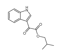 isobutyl 3-indolylglyoxylate Structure