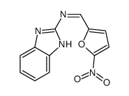 N-(1H-benzimidazol-2-yl)-1-(5-nitrofuran-2-yl)methanimine结构式