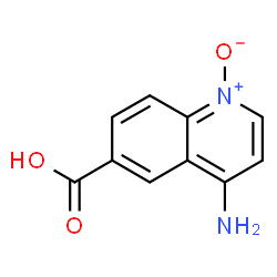 6-Quinolinecarboxylicacid,4-amino-,1-oxide(9CI) Structure