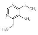 5-Pyrimidinamine,4,6-bis(methylthio)- picture