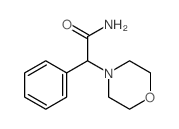 2-吗啉-2-苯乙酰胺结构式