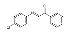 2-(4-chlorophenyl)imino-1-phenylethanone结构式