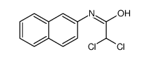 2,2-dichloro-N-naphthalen-2-ylacetamide结构式