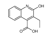 3-ethyl-2-oxo-1H-quinoline-4-carboxylic acid Structure