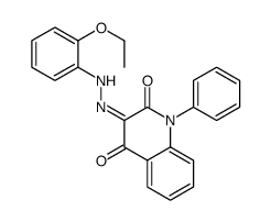 3-[(2-ethoxyphenyl)hydrazinylidene]-1-phenylquinoline-2,4-dione Structure