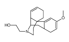 (9α,13α,14α)-3-Methoxymorphinan-17-ethanol structure