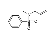 N-ethyl-N-prop-2-enylbenzenesulfonamide Structure