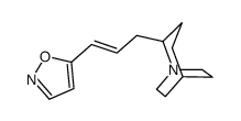 5-[3-(1-azabicyclo[3.2.2]nonan-2-yl)prop-1-enyl]-1,2-oxazole结构式