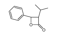(3R,4R)-4-phenyl-3-propan-2-yloxetan-2-one Structure