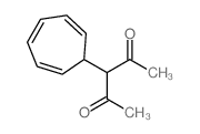 3-(1-cyclohepta-2,4,6-trienyl)pentane-2,4-dione结构式