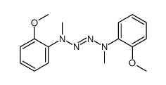2-methoxy-N-[(2-methoxy-N-methylanilino)diazenyl]-N-methylaniline Structure