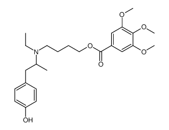 4-[2-[N-Ethyl-N-[4-(3,4,5-trimethoxybenzoyloxy)butyl]amino]propyl]phenol picture