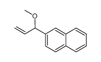 2-(1-methoxyallyl)naphthalene Structure