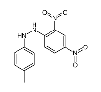 1-(2,4-dinitrophenyl)-2-(4-methylphenyl)hydrazine结构式