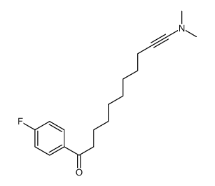 1-(4-Fluorophenyl)-11-(dimethylamino)-10-undecyn-1-one Structure