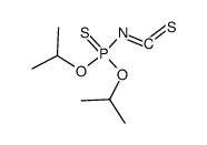 diisopropoxythiophosphoryl isothiocyanate Structure