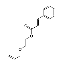 2-prop-2-enoxyethyl 3-phenylprop-2-enoate Structure