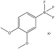 Potassium (3,4-dimethoxyphenyl)trifluoroboranuide Structure