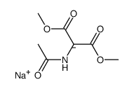 dimethyl sodioacetamidomalonate结构式