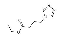 ethyl 4-imidazol-1-ylbutanoate结构式