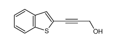 3-(benzo[b]thiophen-2-yl)-2-propyn-1-ol Structure