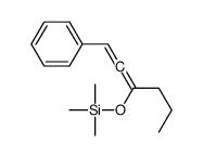 trimethyl(1-phenylhexa-1,2-dien-3-yloxy)silane结构式