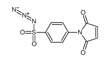 4-(2,5-dihydro-2,5-dioxo-1H-pyrrol-1-yl)benzene-1-sulphonyl azide Structure