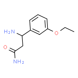 Benzenepropanamide, ba-amino-3-ethoxy- (9CI) structure