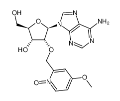 2'-O-(4-methoxy-2-picolyl 1-oxide)adenosine Structure