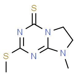 Imidazo[1,2-a]-1,3,5-triazine-4(6H)-thione, 7,8-dihydro-8-methyl-2-(methylthio)- (9CI) Structure