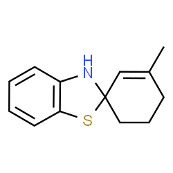 Spiro[benzothiazoline-2,1-[2]cyclohexene], 3-methyl- (8CI)结构式