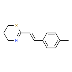 4H-1,3-Thiazine,5,6-dihydro-2-(p-methylstyryl)-,(E)-(8CI) picture