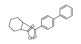 (1R,2R)-2-(4-phenylbenzoyl)cyclohexane-1-carboxylic acid Structure