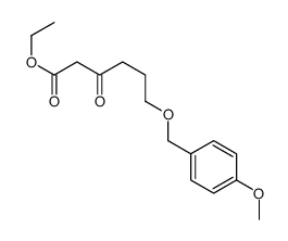 ethyl 6-[(4-methoxyphenyl)methoxy]-3-oxohexanoate结构式